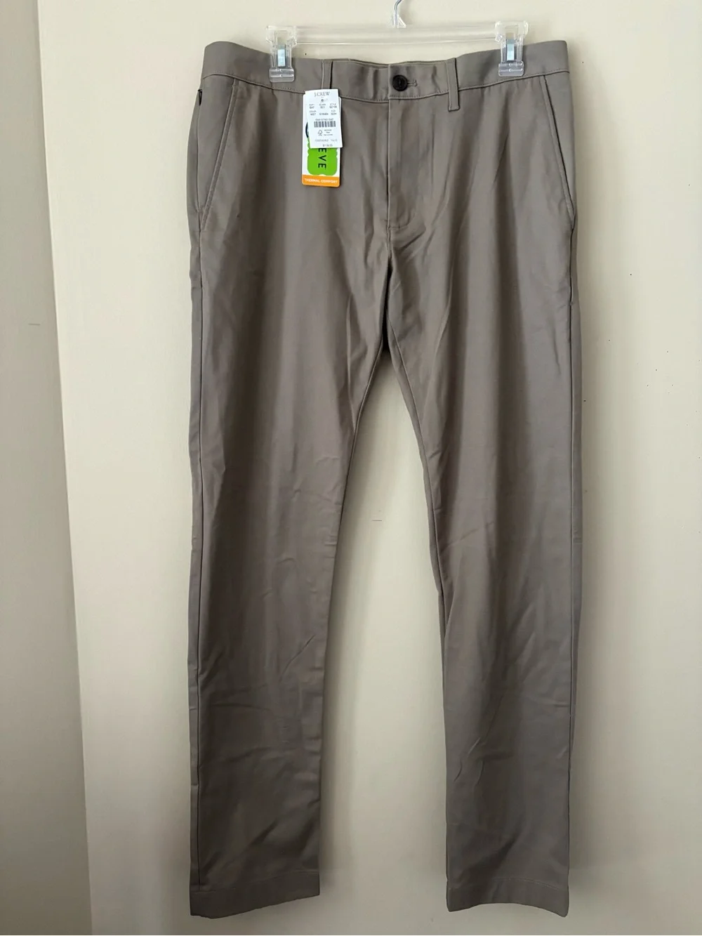 J. Crew Flex  Men’s Slim Fit Chinos in Tan Sz. 32*34 New